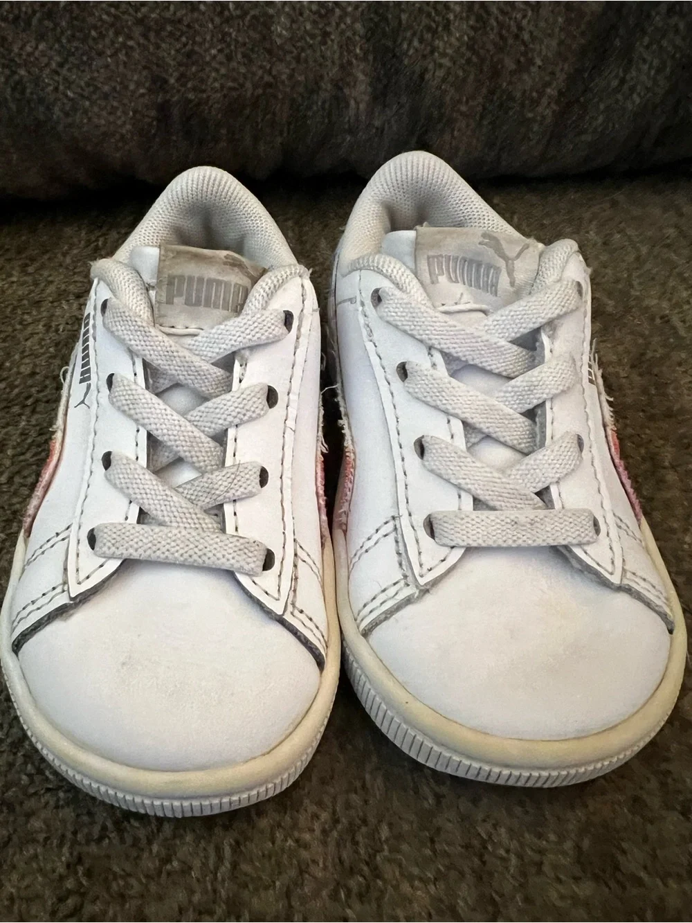 Toddler Shoes Lot Size 5C Converse White Tie Dye Puma Rainbow 3 Pairs GUC